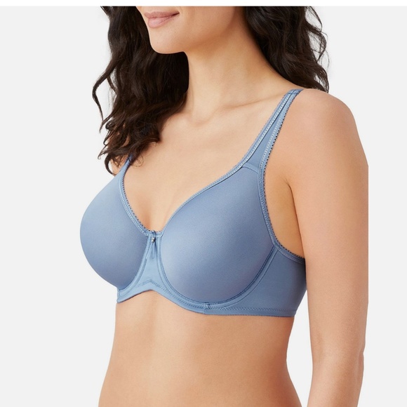 Wacoal Basic Beauty Full-Figure Spacer Underwire T-Shirt Bra Blue Size 32D NWT - Picture 3 of 3
